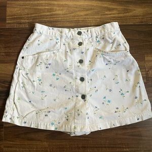 NY Jeans vintage button up skort